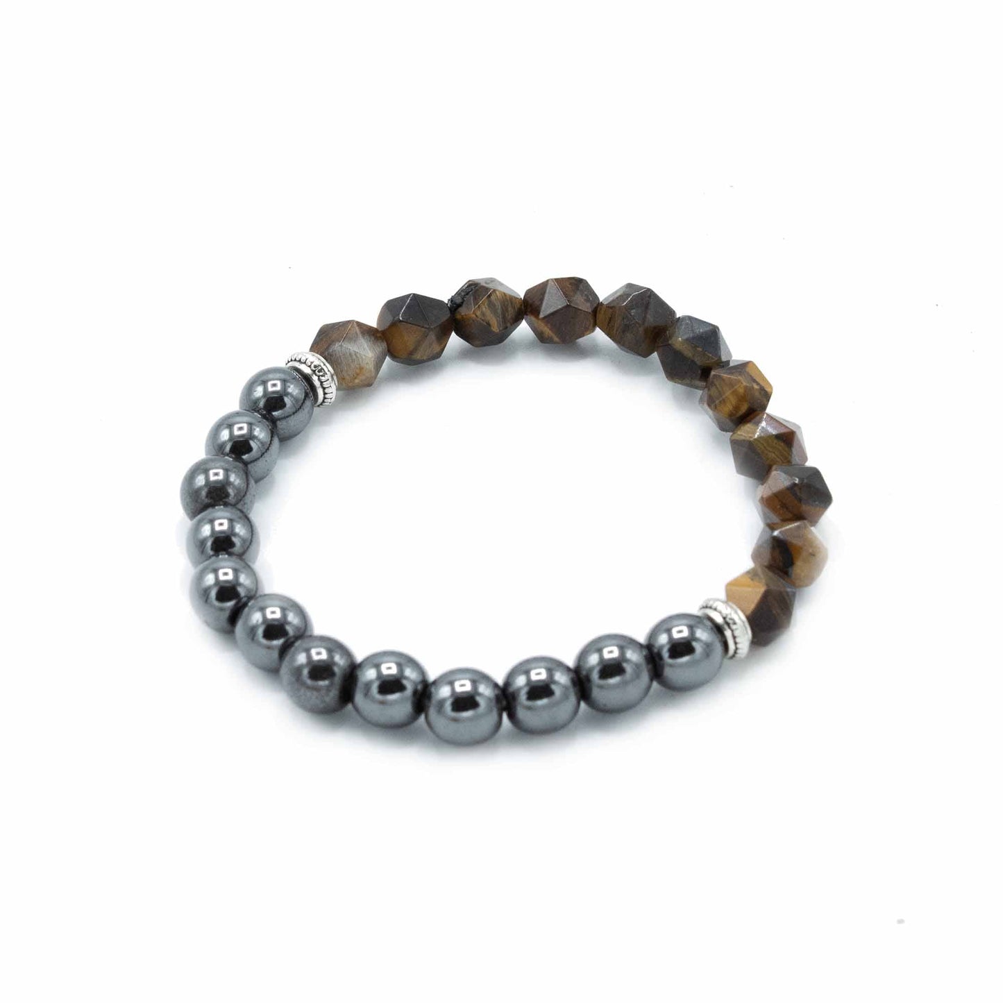 bracelet magnétique en pierre naturelle d’œil de tigre