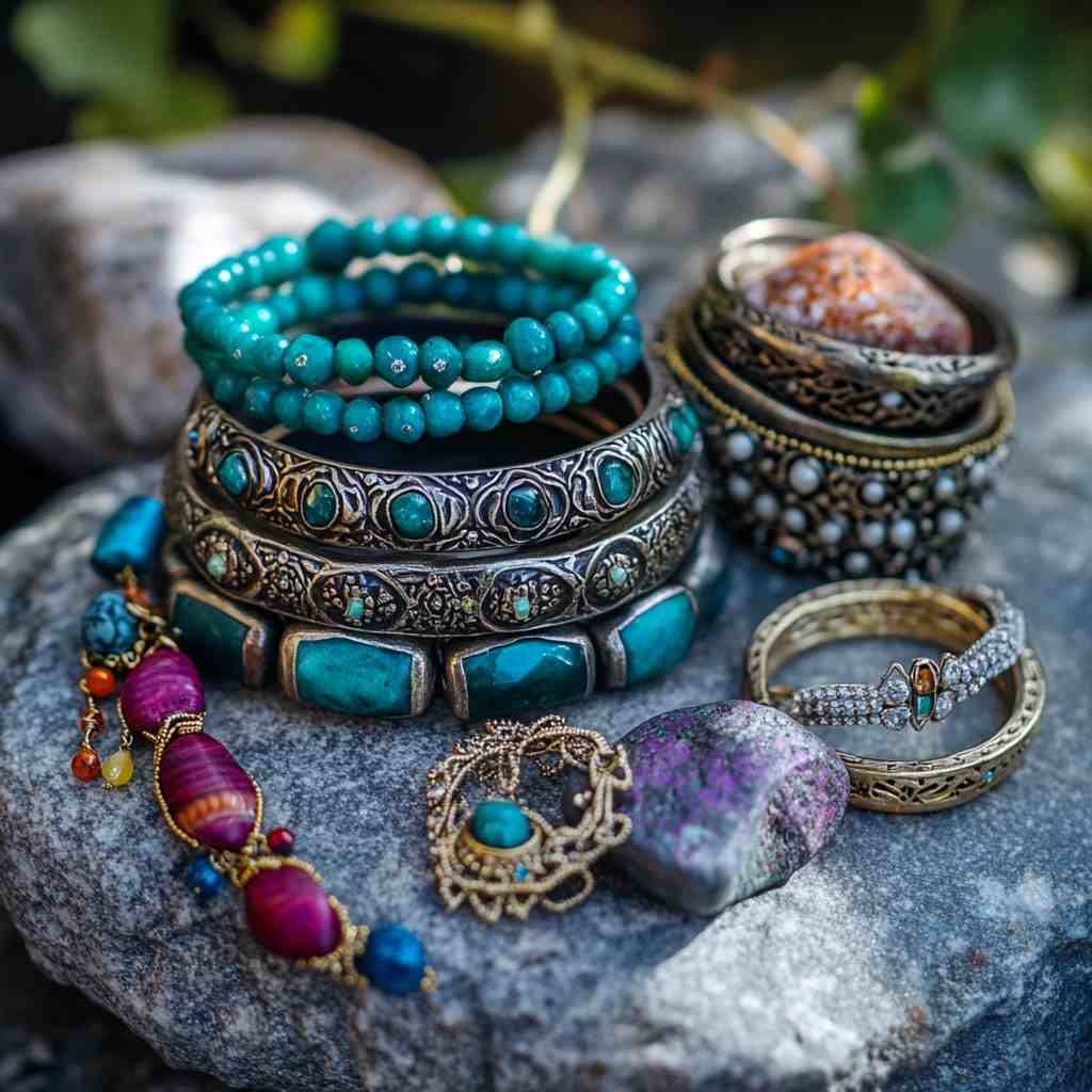 Bracelets Style Tibétain - Alliage - Couleur Gris - Plusieurs Modèles Au Choix - Neuf Sans Emballage