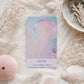 Carte "Star-Tide" du jeu d'oracle Ethereal Waters avec photo de méduse rose pastel